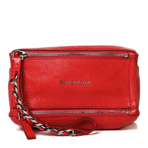 givenchy pandora wristlet red|GIVENCHY Sugar Goatskin Pandora Wristlet Red .